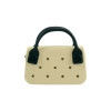 Hole Mini Handbags Beige